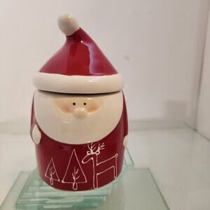 Santa Jar Upcycled from a candle